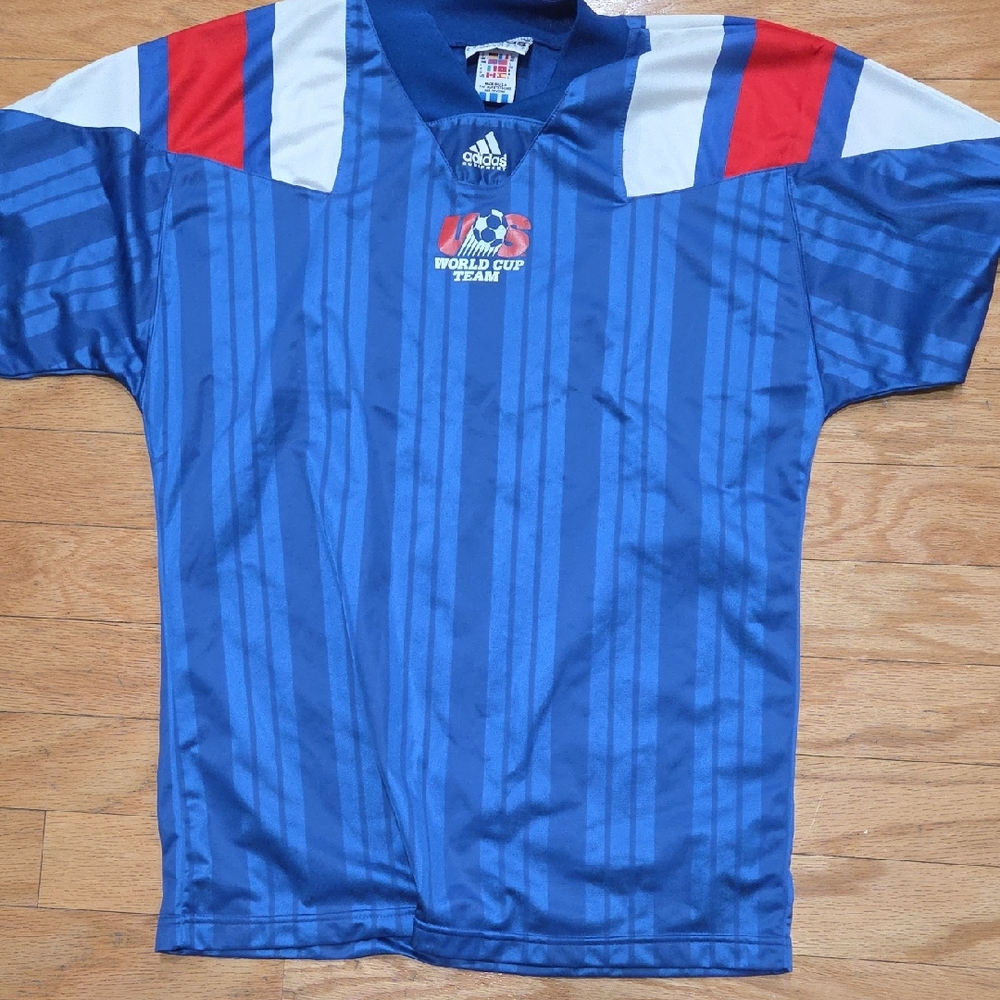 Adidas Blue and Red World Cup Jersey